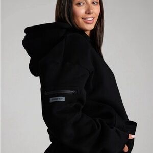 Airplane Mode Travel Hoodie - Black